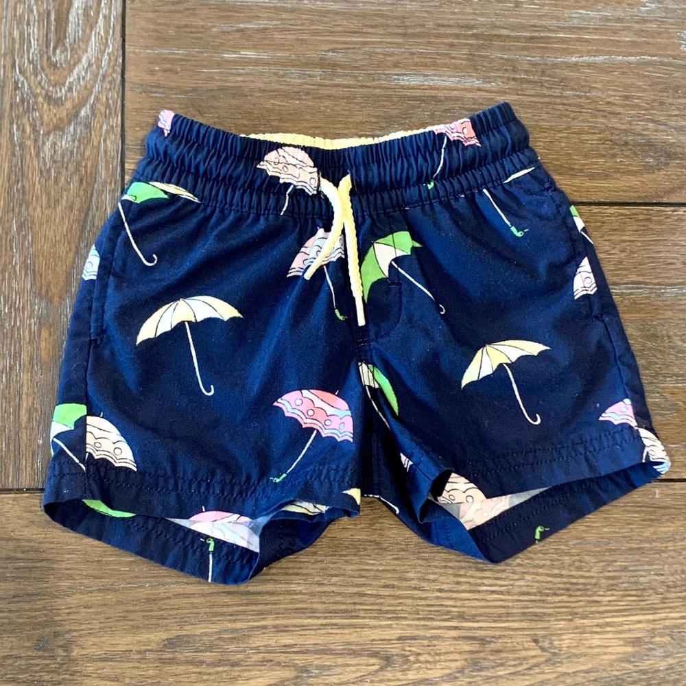 THE BEAUFORT BONNET COMPANY TBBC Baby Boy Beach Umbrella Swim Trunks!